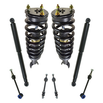 TRQ® - Front and Rear Complete Strut Assembly Kit