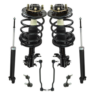 TRQ® - Front and Rear Complete Strut Assembly Kit