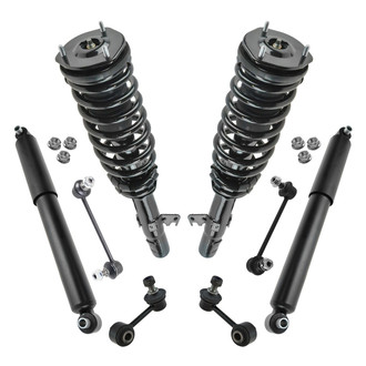 TRQ® - Front and Rear Complete Strut Assembly Kit