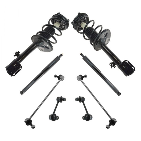 TRQ® - Front and Rear Complete Strut Assembly Kit