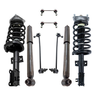 TRQ® - Front and Rear Complete Strut Assembly Kit