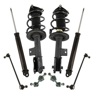 TRQ® - Front and Rear Complete Strut Assembly Kit