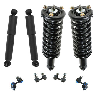 TRQ® - Front and Rear Complete Strut Assembly Kit