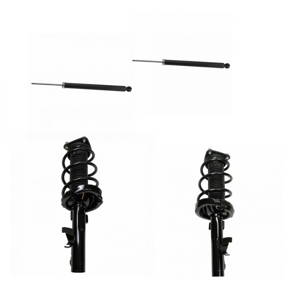 TRQ® - Rear Complete Strut Assembly Kit