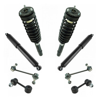TRQ® - Front and Rear Complete Strut Assembly Kit
