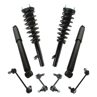 TRQ® - Front and Rear Complete Strut Assembly Kit