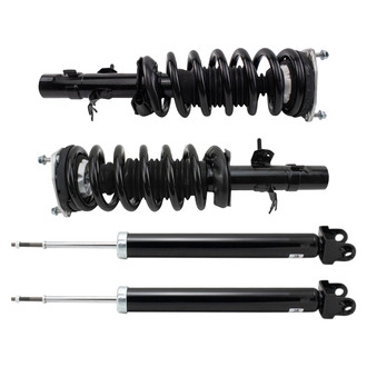 TRQ® - Front and Rear Complete Strut Assembly Kit