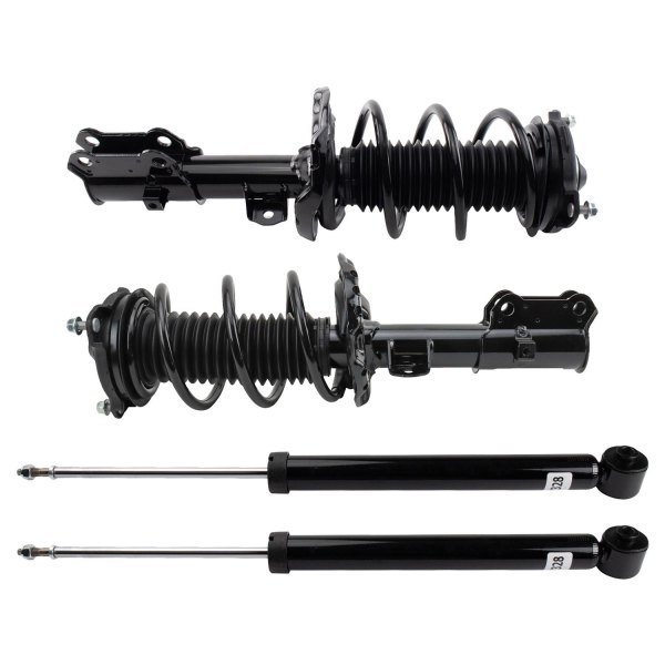 TRQ® - Front and Rear Complete Strut Assembly Kit