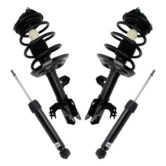 TRQ® - Front and Rear Complete Strut Assembly Kit