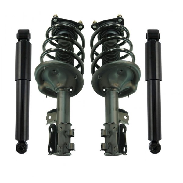 TRQ® - Front and Rear Complete Strut Assembly Kit