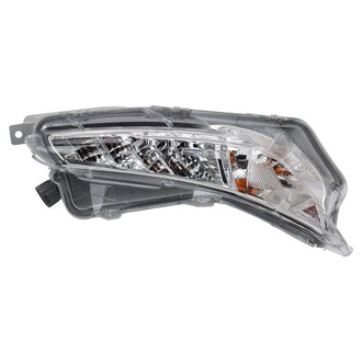 TRQ® - Passenger Side Replacement Turn Signal/Parking Light with DRL