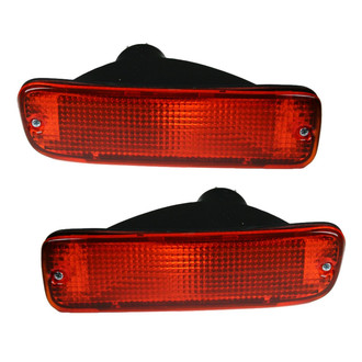 TRQ® - Driver and Passenger Side Replacement Turn Signal/Parking Lights