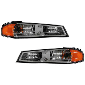 TRQ® - Driver and Passenger Side Replacement Turn Signal/Parking Lights