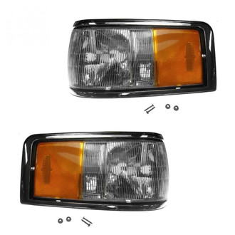 TRQ® - Driver and Passenger Side Replacement Turn Signal/Corner Lights