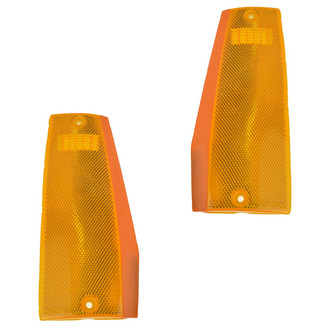 TRQ® - Driver and Passenger Side Replacement Turn Signal/Corner Lights