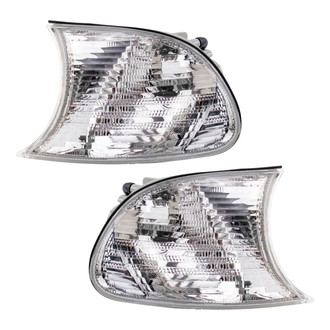 TRQ® - Driver and Passenger Side Replacement Turn Signal/Corner Lights