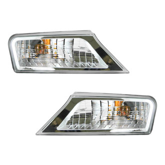 TRQ® - Driver and Passenger Side Replacement Turn Signal/Parking Lights