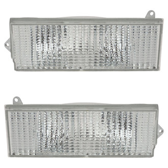 TRQ® - Driver and Passenger Side Replacement Turn Signal/Parking Lights