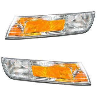 TRQ® - Driver and Passenger Side Replacement Turn Signal/Cornering Lights