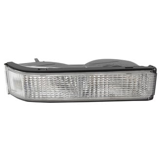 TRQ® - Passenger Side Replacement Turn Signal/Parking Light Lens and Housing