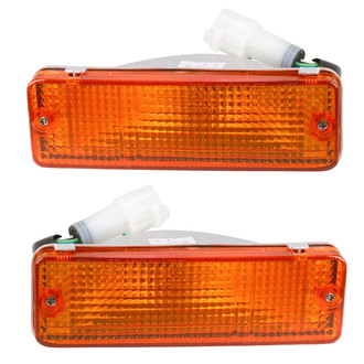 TRQ® - Driver and Passenger Side Replacement Turn Signal/Parking Lights
