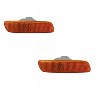 TRQ® - Driver and Passenger Side Replacement Side Marker Lights