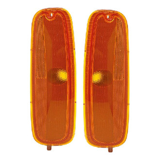 TRQ® - Driver and Passenger Side Replacement Side Marker Lights
