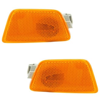 TRQ® - Driver and Passenger Side Replacement Side Marker Lights