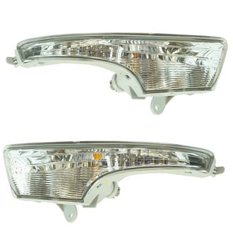 TRQ® - Driver and Passenger Side Replacement Turn Signal/Parking Lights
