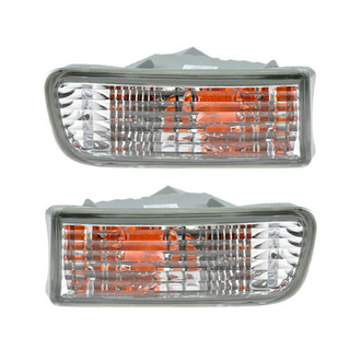 TRQ® - Driver and Passenger Side Replacement Turn Signal/Parking Lights