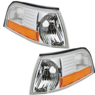 TRQ® - Driver and Passenger Side Replacement Turn Signal/Cornering Lights