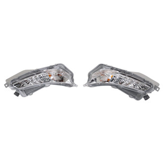 TRQ® - Driver Side Replacement Turn Signal/Parking Light with DRL