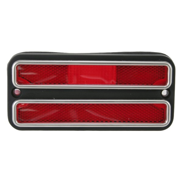 TRQ® - Rear Driver Side Black/Red Euro Side Marker Light