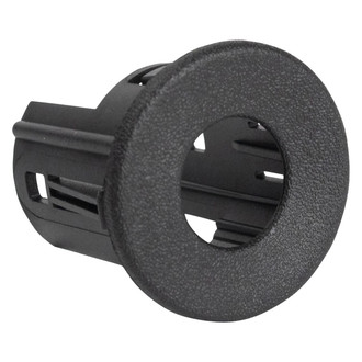 TRQ® - Textured Black Plastic Bumper Mounted Rear Left Parking Aid Sensor Trim