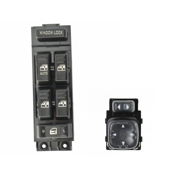 TRQ® - Front Driver Side Door Lock and Window Switch Set