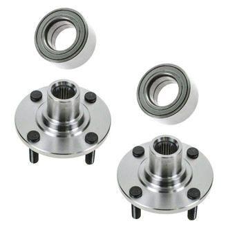 TRQ® - Wheel Bearing and Hub Assembly Kit Set