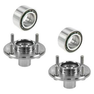 TRQ® - Wheel Bearing and Hub Assembly Kit Set