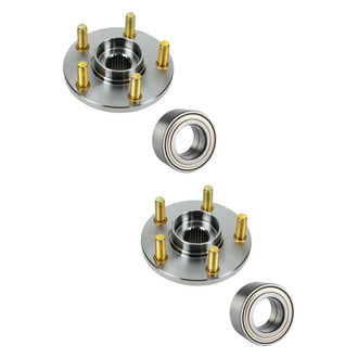TRQ® - Wheel Bearing and Hub Assembly Kit Set