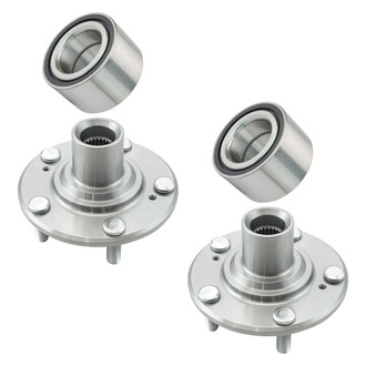 TRQ® - Wheel Bearing and Hub Assembly Kit Set