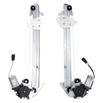 TRQ® - Rear Driver and Passenger Side Manual Window Regulator