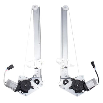 TRQ® - Rear Driver and Passenger Side Manual Window Regulator