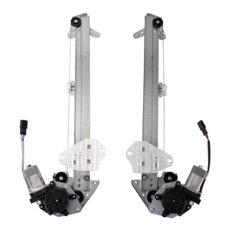 TRQ® - Front Driver and Passenger Side Power Window Regulator and Motor Assembly