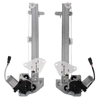 TRQ® - Driver and Passenger Side Power Window Regulator and Motor Assembly