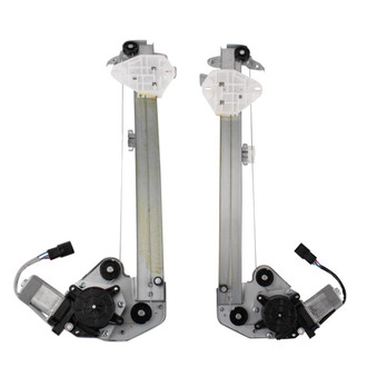 TRQ® - Front Driver and Passenger Side Power Window Regulator and Motor Assembly