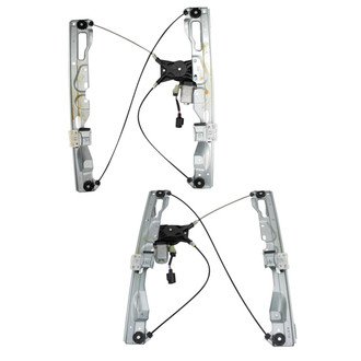 TRQ® - Rear Driver and Passenger Side Window Regulator Kit