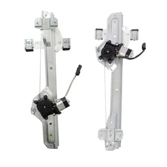 TRQ® - Rear Driver and Passenger Side Window Regulator Kit