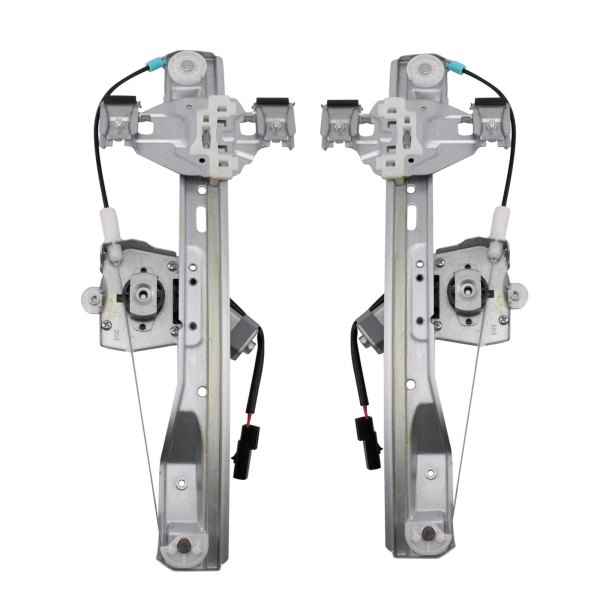 TRQ® - Rear Driver and Passenger Side Window Regulator Kit