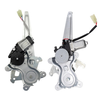TRQ® - Rear Driver and Passenger Side Window Regulator Kit