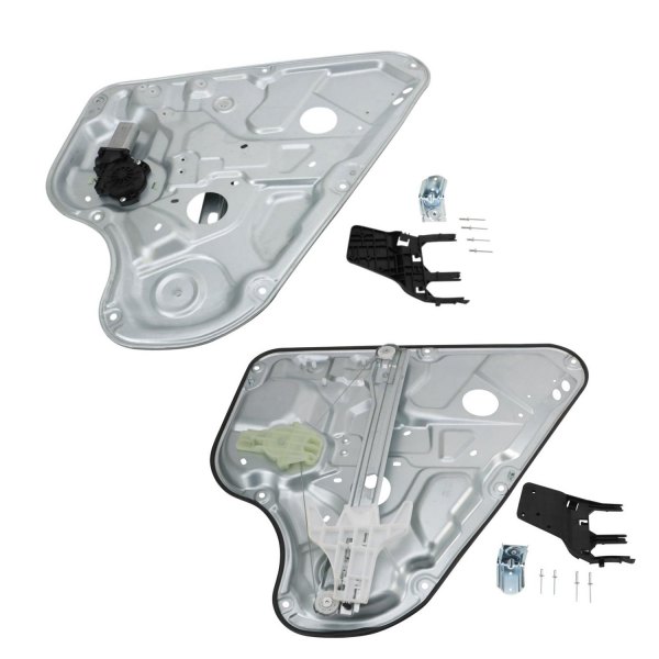 TRQ® - Rear Driver and Passenger Side Window Regulator Kit