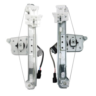 TRQ® - Rear Driver and Passenger Side Window Regulator Kit